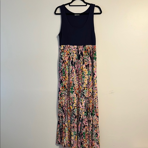 Beeson River Dresses & Skirts - Beeson River Maxi Sundress Floral Colorful‎ Fun Tiered Flowy Dress HAS POCKETS